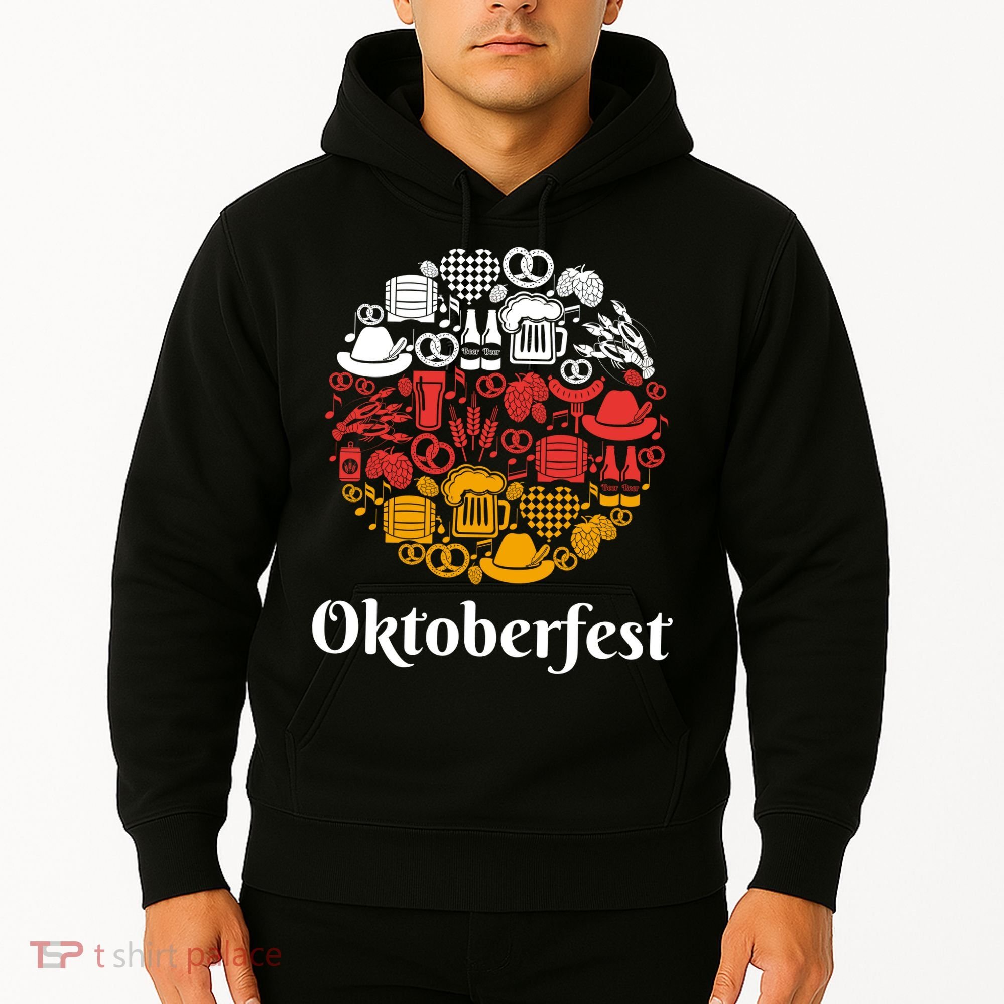 Oktoberfest Holiday Flag Mash Up Hoodie