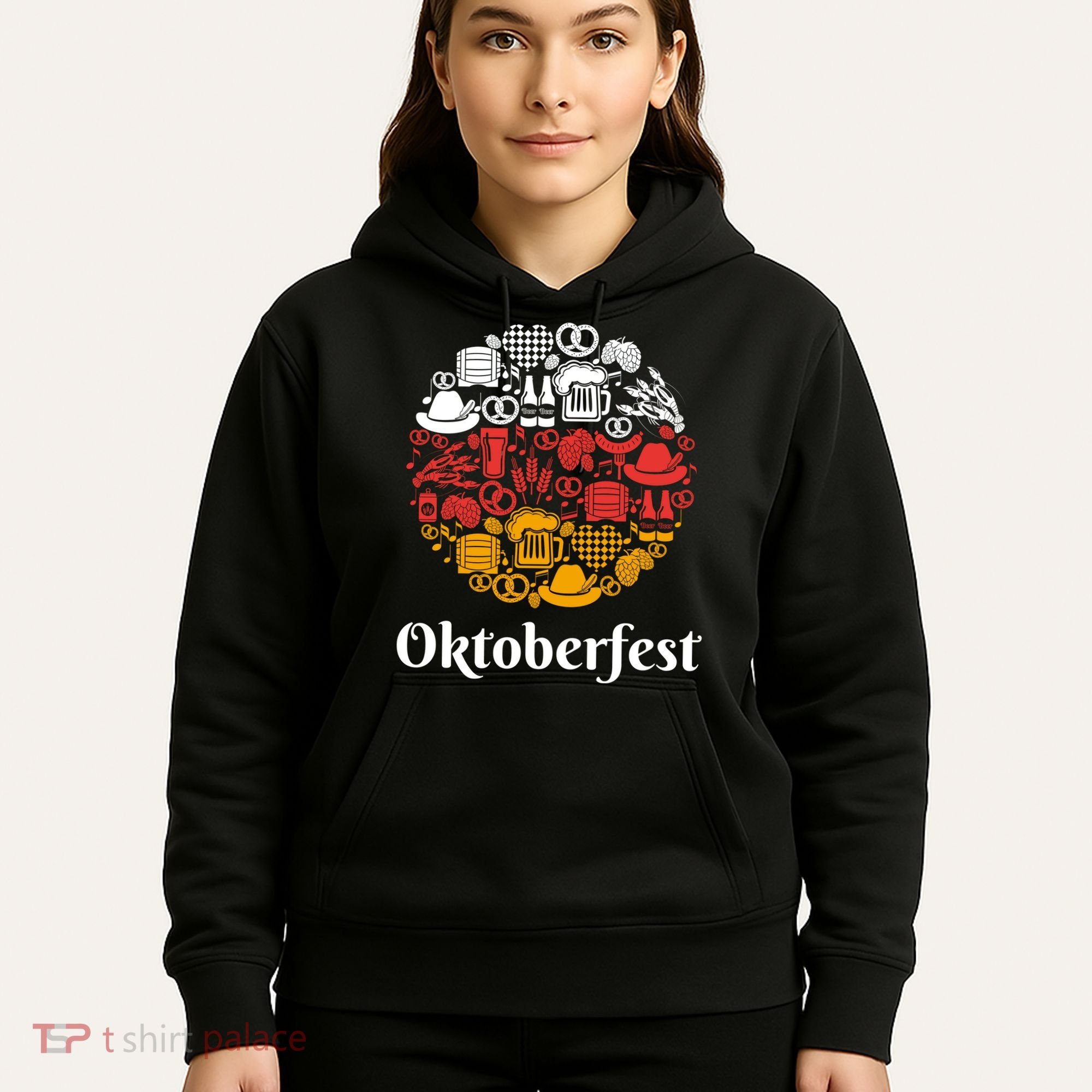 Oktoberfest Holiday Flag Mash Up Hoodie