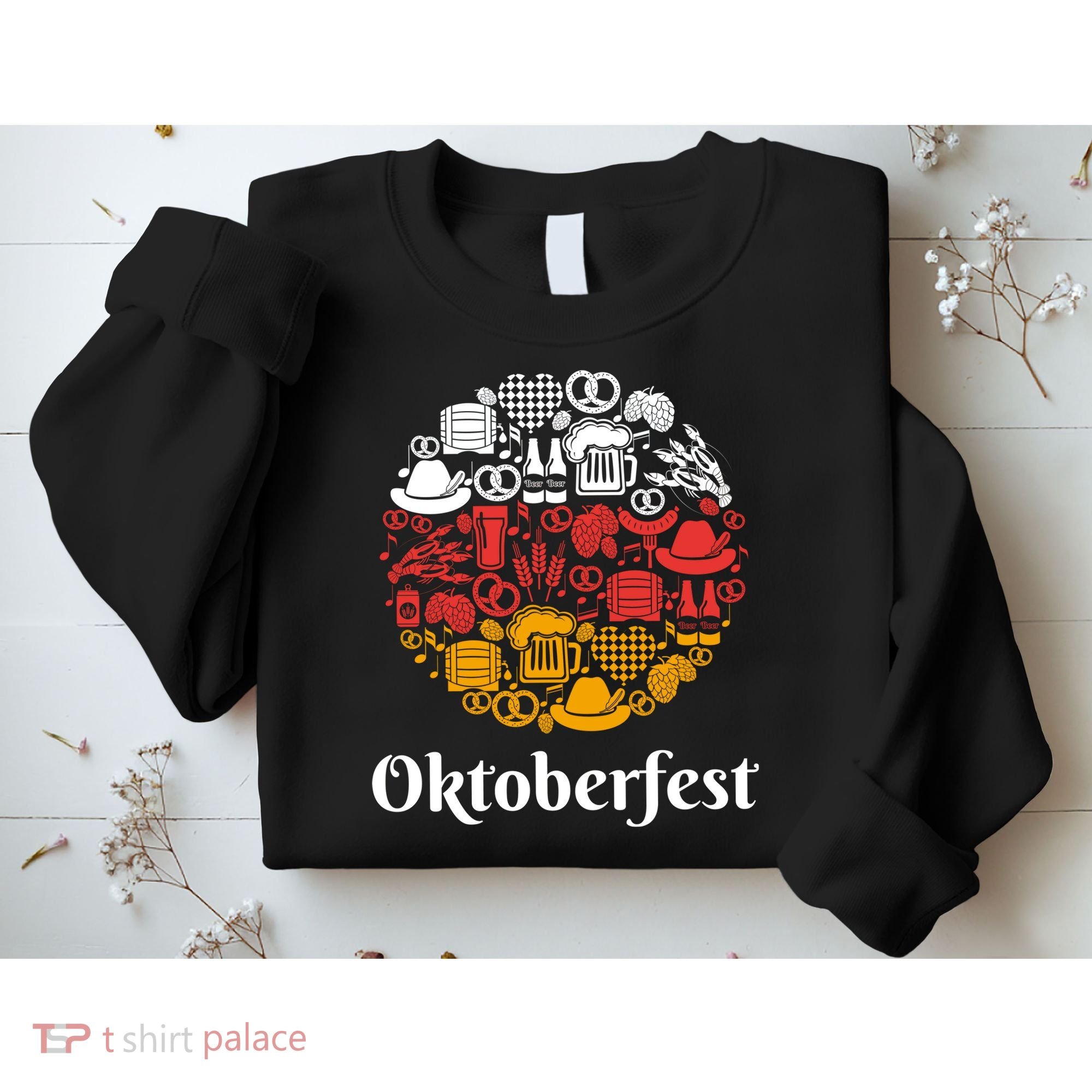 Oktoberfest Holiday Flag Mash Up Sweatshirt