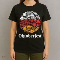 Oktoberfest Holiday Flag Mash Up T-Shirt thumb 4