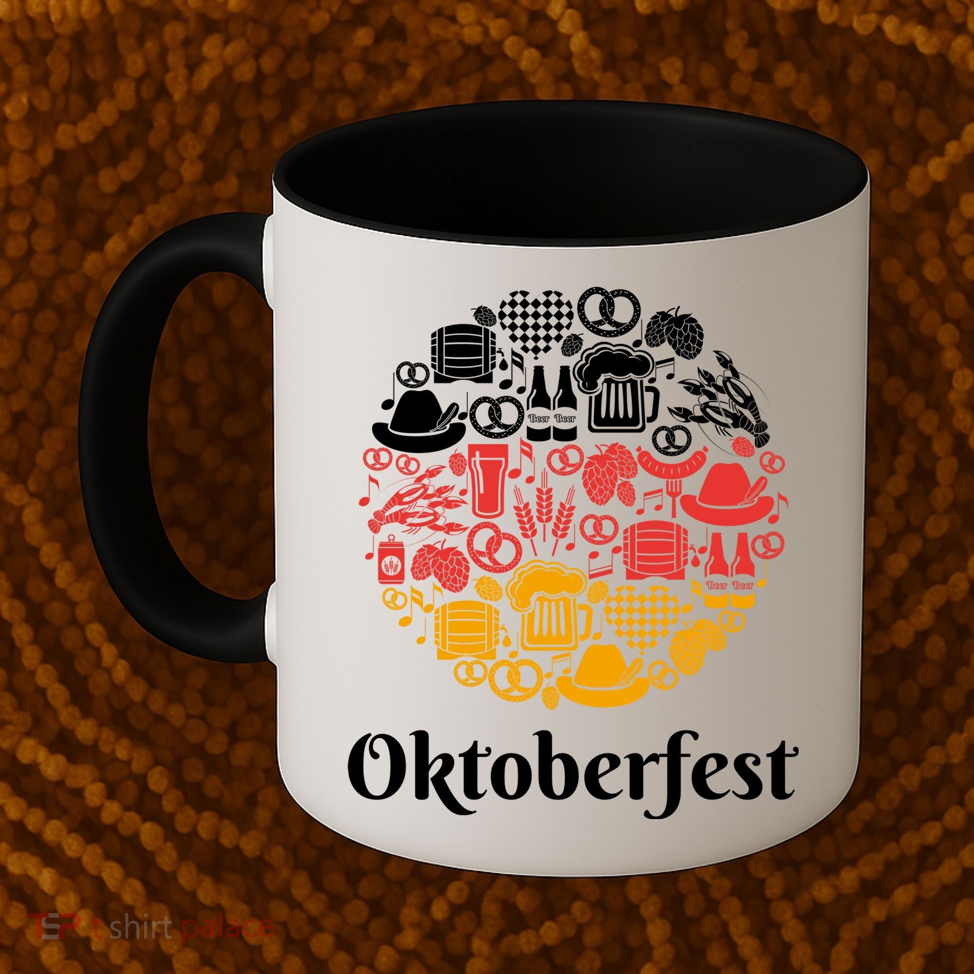 Oktoberfest Holiday Flag Mash Up Coffee Mug