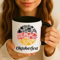 Oktoberfest Holiday Flag Mash Up Coffee Mug thumb 3