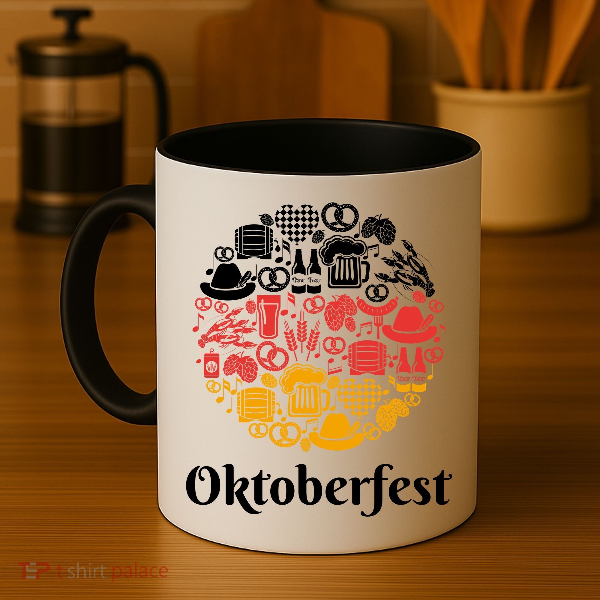 Oktoberfest Holiday Flag Mash Up Coffee Mug