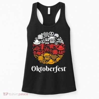 Oktoberfest Holiday Flag Mash Up Women's Tank Top