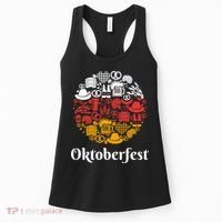 Oktoberfest Holiday Flag Mash Up Women's Tank Top thumb 0