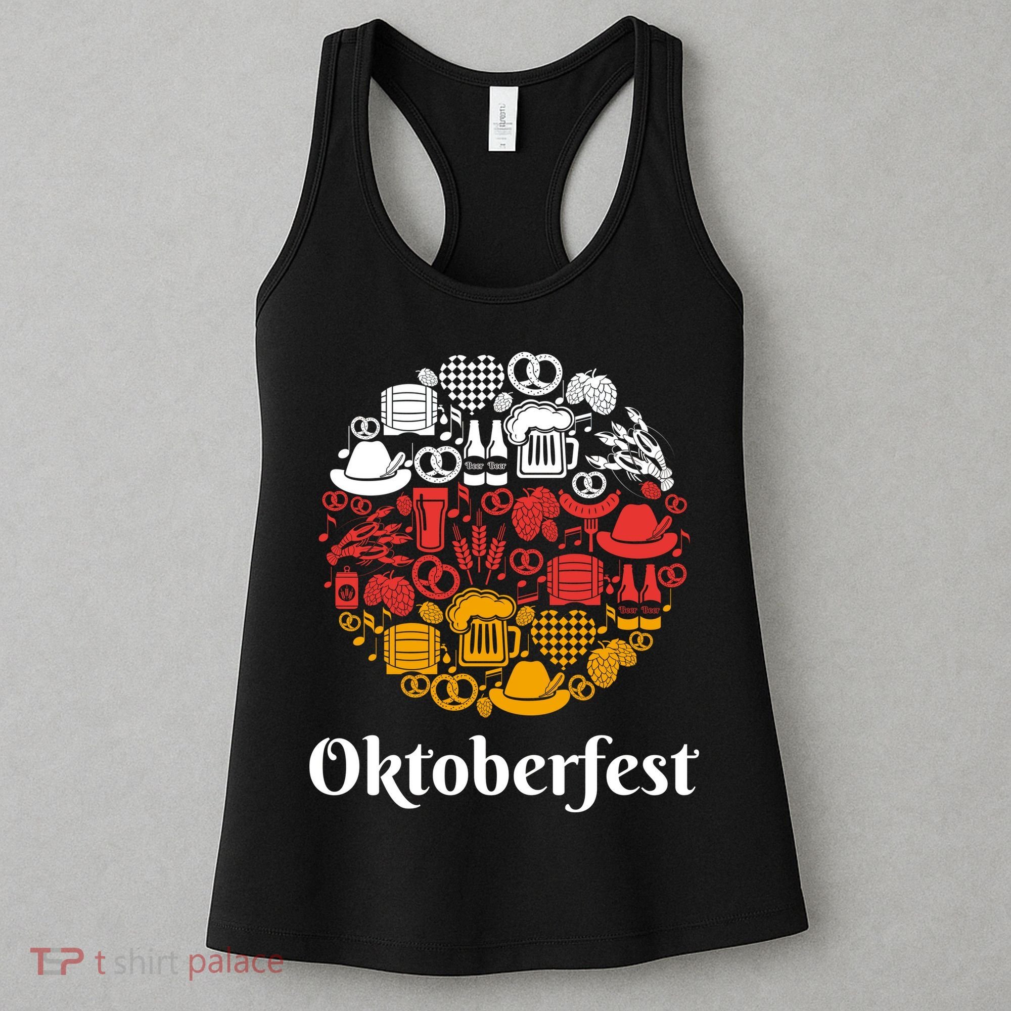 Oktoberfest Holiday Flag Mash Up Women's Tank Top