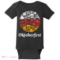Oktoberfest Holiday Flag Mash Up Baby Bodysuit thumb 0