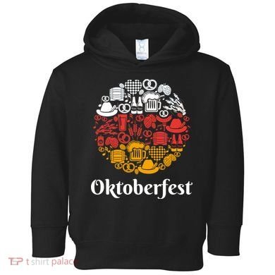 Oktoberfest Holiday Flag Mash Up Toddler Hoodie