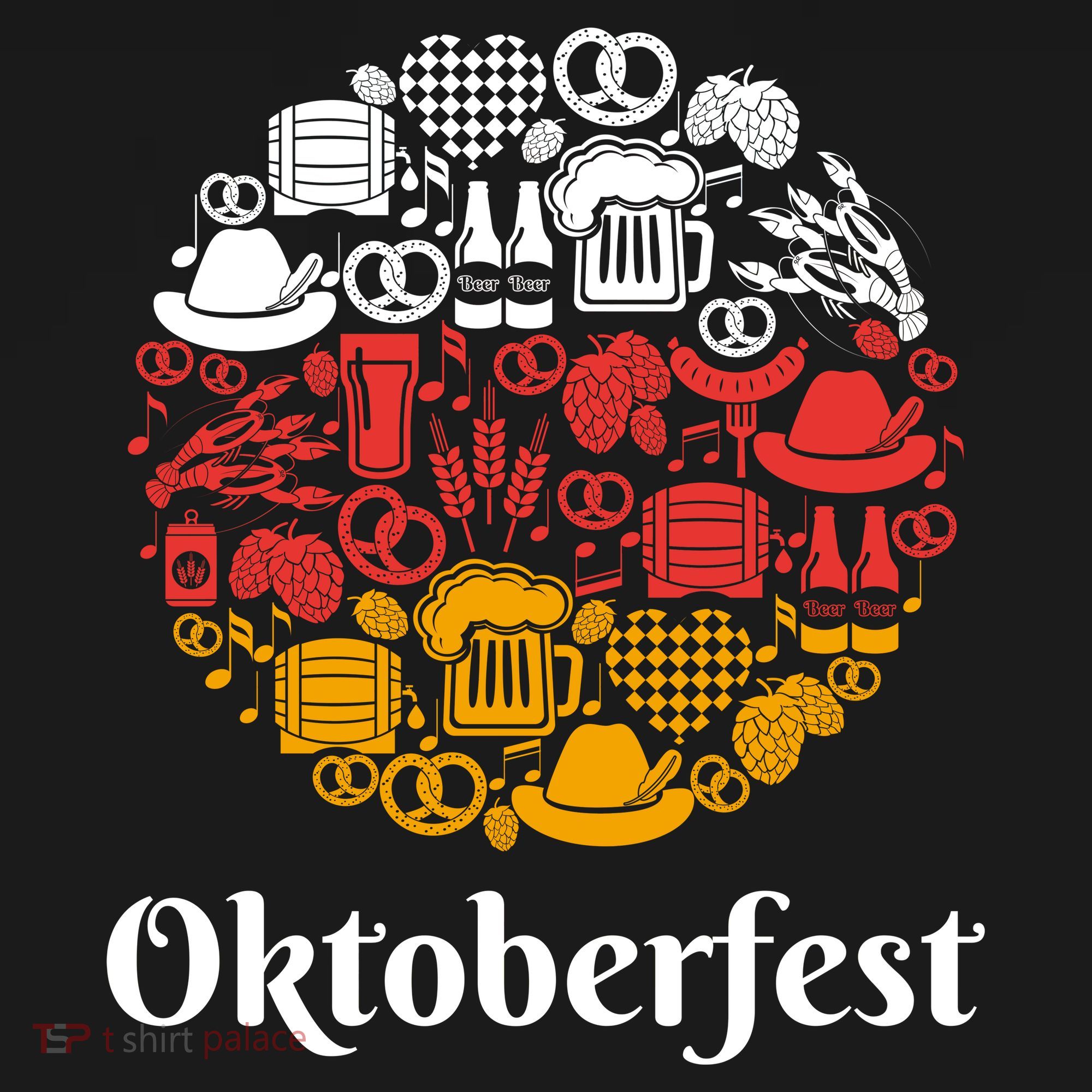 Oktoberfest Holiday Flag Mash Up Toddler Hoodie