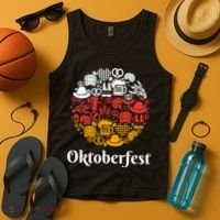 Oktoberfest Holiday Flag Mash Up Tank Top thumb 4