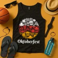 Oktoberfest Holiday Flag Mash Up Tank Top thumb 4