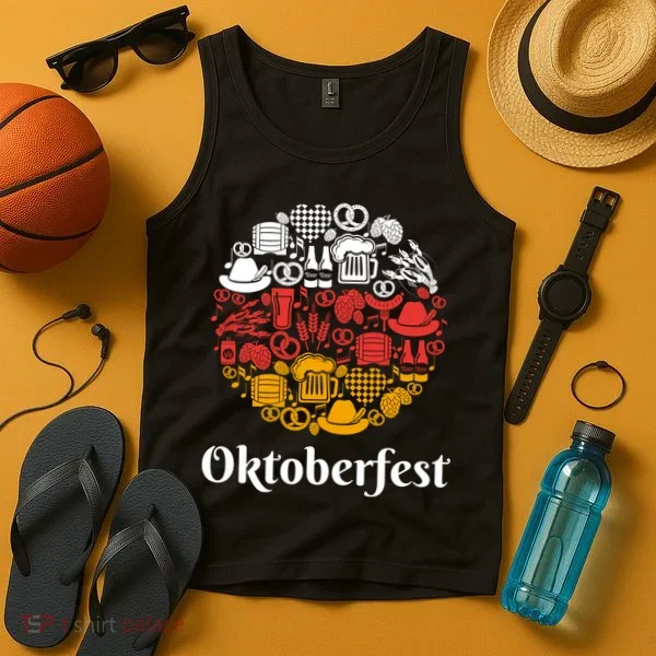 Oktoberfest Holiday Flag Mash Up Tank Top