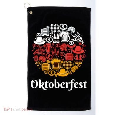 Oktoberfest Holiday Flag Mash Up Golf Towel