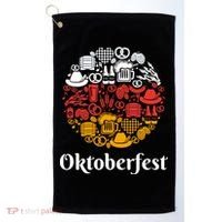 Oktoberfest Holiday Flag Mash Up Golf Towel thumb 0