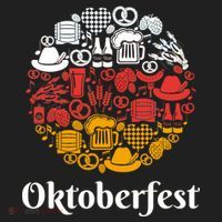 Oktoberfest Holiday Flag Mash Up Golf Towel thumb 3
