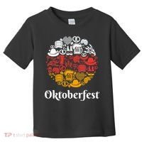 Oktoberfest Holiday Flag Mash Up Toddler T-Shirt thumb 0