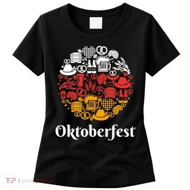 Oktoberfest Holiday Flag Mash Up Women's T-Shirt