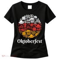 Oktoberfest Holiday Flag Mash Up Women's T-Shirt thumb 0