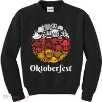 Oktoberfest Holiday Flag Mash Up Kids Sweatshirt thumb 0