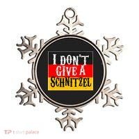 Oktoberfest I Don't Give A Schnitzel German Flag Ornament thumb 0