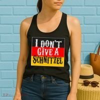 Oktoberfest I Don't Give A Schnitzel German Flag Women's Tank Top thumb 2