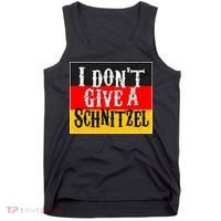 Oktoberfest I Don't Give A Schnitzel German Flag Tank Top thumb 0
