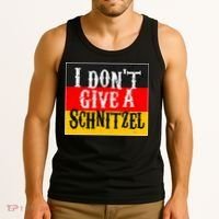 Oktoberfest I Don't Give A Schnitzel German Flag Tank Top thumb 3