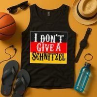 Oktoberfest I Don't Give A Schnitzel German Flag Tank Top thumb 4
