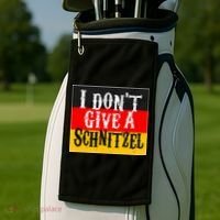Oktoberfest I Don't Give A Schnitzel German Flag Golf Towel thumb 2