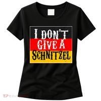 Oktoberfest I Don't Give A Schnitzel German Flag Women's T-Shirt thumb 0