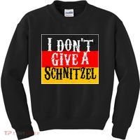 Oktoberfest I Don't Give A Schnitzel German Flag Kids Sweatshirt thumb 0