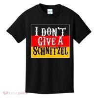 Oktoberfest I Don't Give A Schnitzel German Flag Kids T-Shirt thumb 0