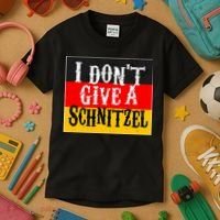 Oktoberfest I Don't Give A Schnitzel German Flag Kids T-Shirt thumb 3