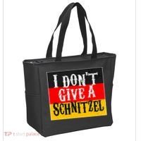 Oktoberfest I Don't Give A Schnitzel German Flag Tote Bag thumb 2