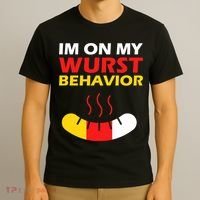 Oktoberfest I'm On My Wurst Behavior  T-Shirt thumb 3