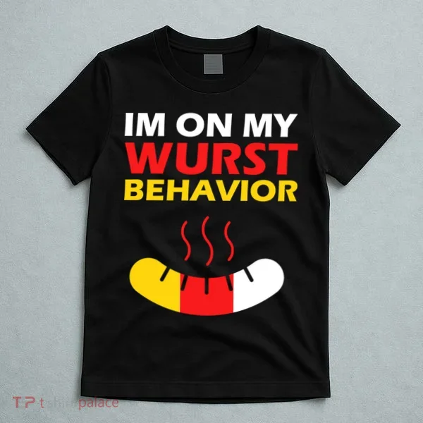 Oktoberfest I'm On My Wurst Behavior  T-Shirt