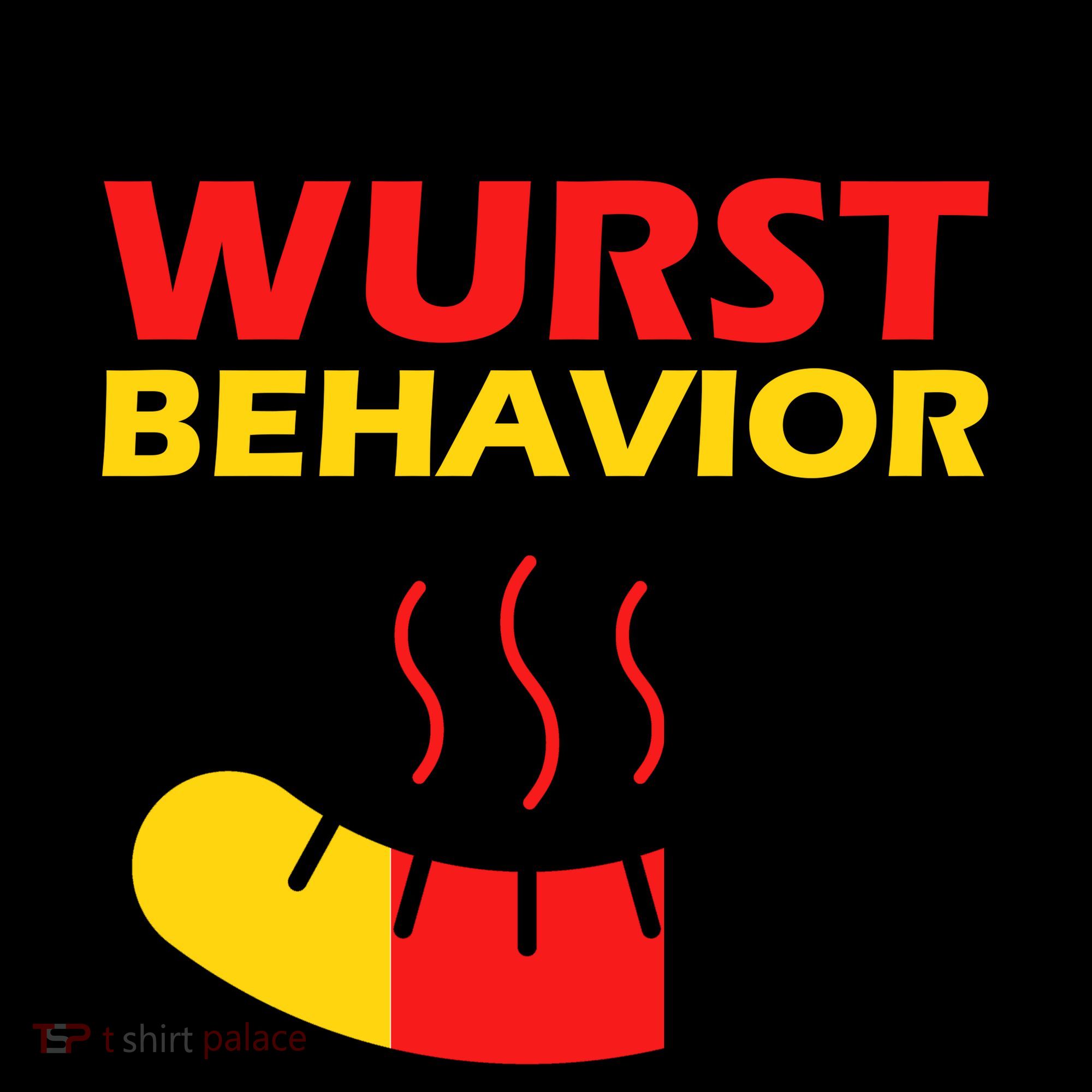 Oktoberfest I'm On My Wurst Behavior  Coffee Mug