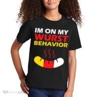 Oktoberfest I'm On My Wurst Behavior  Kids T-Shirt thumb 2