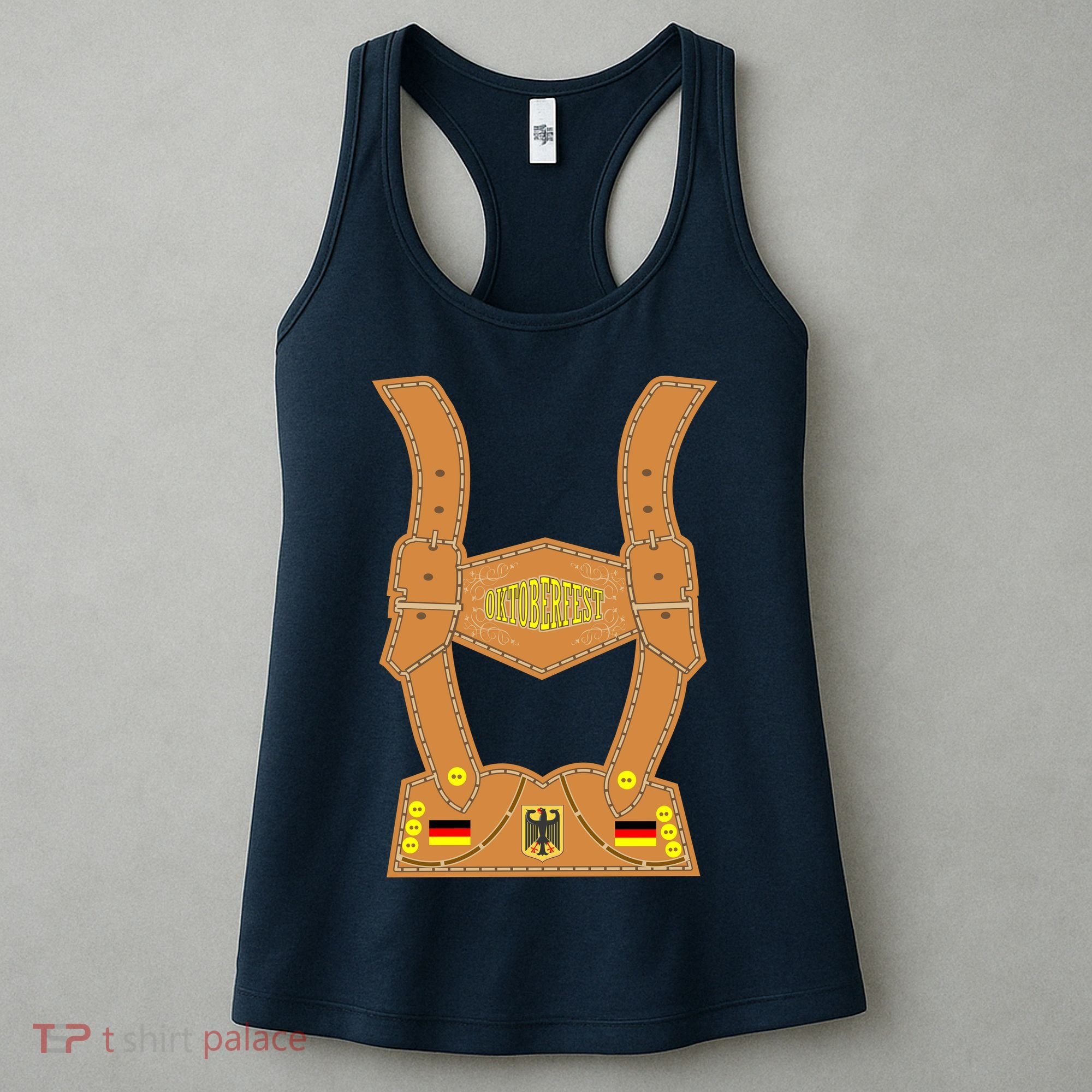 Oktoberfest lederhosen Costume Women's Tank Top