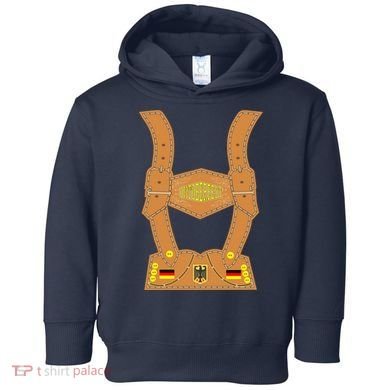 Oktoberfest lederhosen Costume Toddler Hoodie