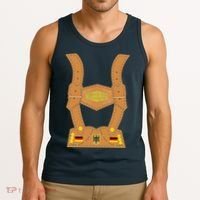 Oktoberfest lederhosen Costume Tank Top thumb 3