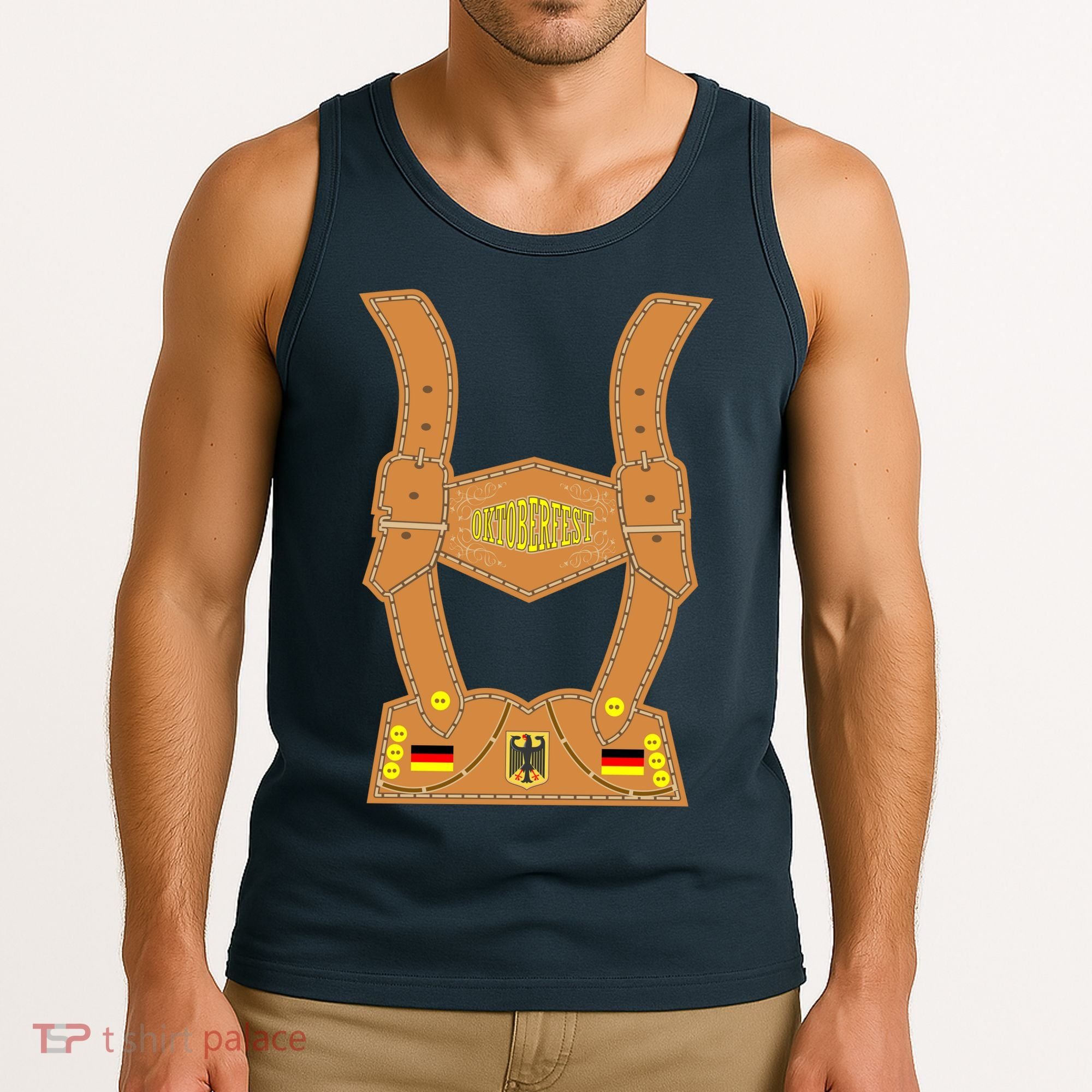Oktoberfest lederhosen Costume Tank Top
