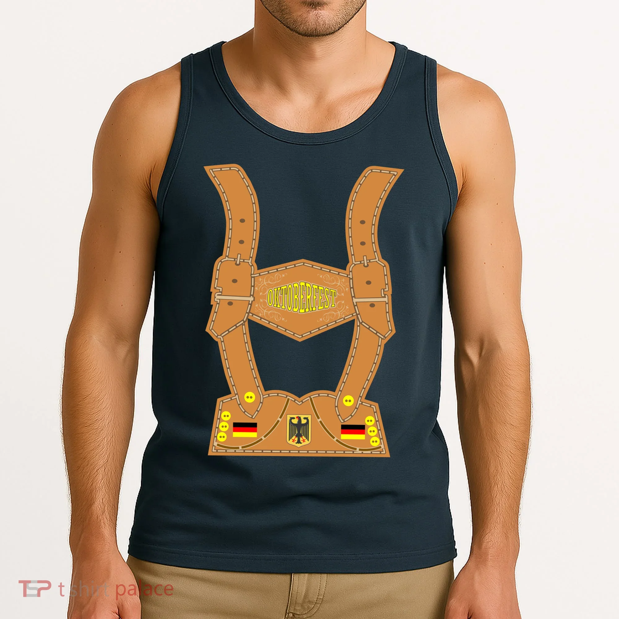 Oktoberfest lederhosen Costume Tank Top