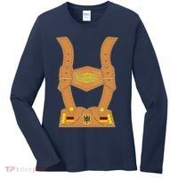 Oktoberfest lederhosen Costume Women's Long Sleeve Shirt thumb 0