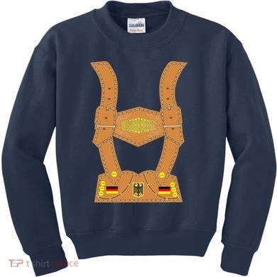 Oktoberfest lederhosen Costume Kids Sweatshirt