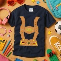Oktoberfest lederhosen Costume Kids T-Shirt thumb 3