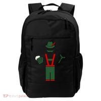 Oktoberfest Mustache Lederhosen Beer & Sausage Icon Backpack thumb 0