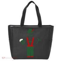 Oktoberfest Mustache Lederhosen Beer & Sausage Icon Tote Bag thumb 0