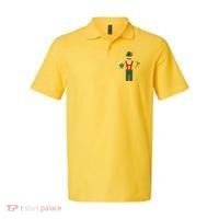 Oktoberfest Mustache Lederhosen Beer & Sausage Icon Polo thumb 0