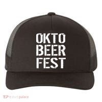 Oktoberfest Okto Beer Fest Logo Yupoong Adult 5-Panel Trucker Hat thumb 0